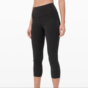 Lululemon Black Pace Rival Crop size 6